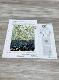 28114 Cordot Organics® - Césped De 60 Hilos, Estampado Floral Retro[Fabrica Textil] SUNWELL Subfoto