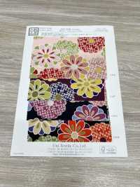 KKP2338-D392A Chirimen Chirimen®[Fabrica Textil] Uni Textile(Estudio Komon) Subfoto