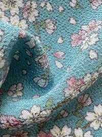 KKP2338-D382A Chirimen Chirimen®[Fabrica Textil] Uni Textile(Estudio Komon) Subfoto