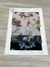 KKP2338-DB-12 Chirimen Chirimen®[Fabrica Textil] Uni Textile(Estudio Komon) Subfoto