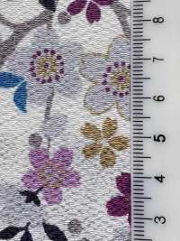 KKP2338-DHM-108 Futako Chirimen Estampado Multicolor[Fabrica Textil] Uni Textile(Estudio Komon) Subfoto
