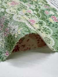 KKP2338-D-KUMONIHANA Futako Chirimen Nubes Y Flores[Fabrica Textil] Uni Textile(Estudio Komon) Subfoto