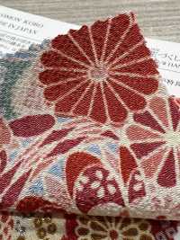 KKP2338-D-HANAZUKUSI Flores Futako Chirimen[Fabrica Textil] Uni Textile(Estudio Komon) Subfoto