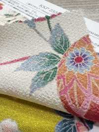 KKP2338-D-HANATEMARI Bola De Flores Futako Chirimen[Fabrica Textil] Uni Textile(Estudio Komon) Subfoto