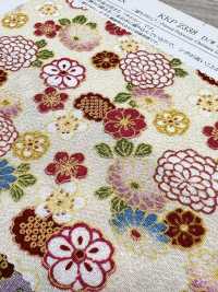 KKP2338-D-HANAKOMATI Futako Chirimen Hanakomachi[Fabrica Textil] Uni Textile(Estudio Komon) Subfoto