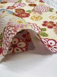 KKP2338-D-HANAKOMATI Futako Chirimen Hanakomachi[Fabrica Textil] Uni Textile(Estudio Komon) Subfoto