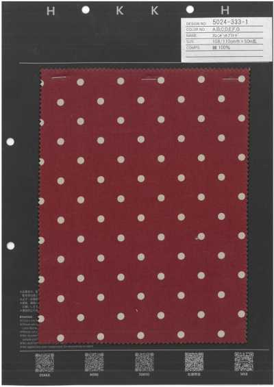 5024-333-1 Slendot popelina