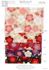 KKP2338-D-MODANUME Chirimen doble® ciruela moderna