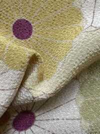 KKP2338-D-KIKUYUZEN Futako Chirimen Crisantemo Yuzen[Fabrica Textil] Uni Textile(Estudio Komon) Subfoto