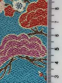 KKP2338-D-MATUNIUME Futako Chirimen Pino Y Ciruela[Fabrica Textil] Uni Textile(Estudio Komon) Subfoto