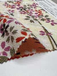 KKP2338-D-KUSAZAKURA Futako Chirimen Kusa-zakura[Fabrica Textil] Uni Textile(Estudio Komon) Subfoto