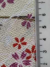 KKP2338-D-KUSAZAKURA Futako Chirimen Kusa-zakura[Fabrica Textil] Uni Textile(Estudio Komon) Subfoto