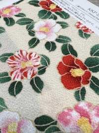 KKP2338-D-MTSUBAKI Futako Chirimen Miyako Tsubaki[Fabrica Textil] Uni Textile(Estudio Komon) Subfoto