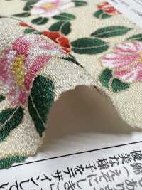 KKP2338-D-MTSUBAKI Futako Chirimen Miyako Tsubaki[Fabrica Textil] Uni Textile(Estudio Komon) Subfoto