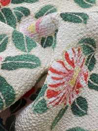 KKP2338-D-MTSUBAKI Futako Chirimen Miyako Tsubaki[Fabrica Textil] Uni Textile(Estudio Komon) Subfoto