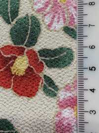 KKP2338-D-MTSUBAKI Futako Chirimen Miyako Tsubaki[Fabrica Textil] Uni Textile(Estudio Komon) Subfoto