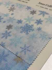 DX10363L Patrón De Copo De Nieve Grande Navideño De Césped De Handworks*Fabric®[Fabrica Textil] VANCET Subfoto