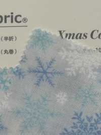DX10363L Patrón De Copo De Nieve Grande Navideño De Césped De Handworks*Fabric®[Fabrica Textil] VANCET Subfoto