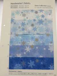 DX10363L Patrón De Copo De Nieve Grande Navideño De Césped De Handworks*Fabric®[Fabrica Textil] VANCET Subfoto