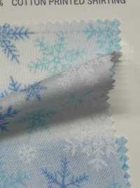 DX10363S Patrón De Copo De Nieve Grande Navideño De Césped De Handworks*Fabric®[Fabrica Textil] VANCET Subfoto