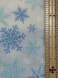 DX10363S Patrón De Copo De Nieve Grande Navideño De Césped De Handworks*Fabric®[Fabrica Textil] VANCET Subfoto