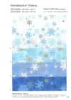 DX10363S Patrón De Copo De Nieve Grande Navideño De Césped De Handworks*Fabric®