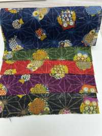 83075 Tela De Hilo Desigual Kinpukuro Kasuri Antigua[Fabrica Textil] VANCET Subfoto