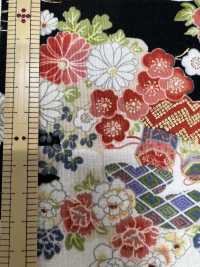 850585 Césped Hana Dorado Patrón Japonés Flores Del Tesoro En Un Mar De Nubes[Fabrica Textil] VANCET Subfoto