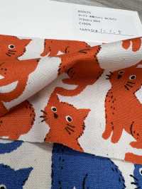 850575 Algodón Oxford Sin Blanquear, Gato Y Chidori[Fabrica Textil] VANCET Subfoto