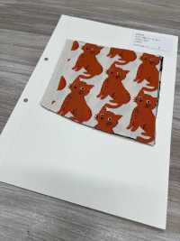 850575 Algodón Oxford Sin Blanquear, Gato Y Chidori[Fabrica Textil] VANCET Subfoto