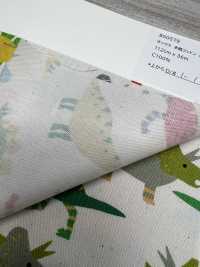 850579 Algodón Oxford Sin Blanquear, Cálido, Dinosaurio[Fabrica Textil] VANCET Subfoto