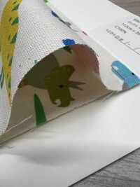 850579 Algodón Oxford Sin Blanquear, Cálido, Dinosaurio[Fabrica Textil] VANCET Subfoto