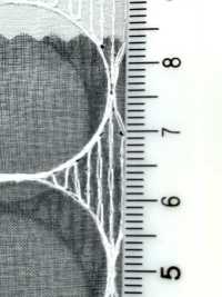 SLC8567 SLC 8567 (Círculo) Encaje De Organza De Seda[Fabrica Textil] KOYAMA Subfoto