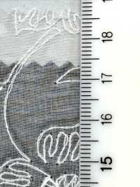 SLC11296 SLC11296 (Botánico) Encaje De Organza De Seda[Fabrica Textil] KOYAMA Subfoto