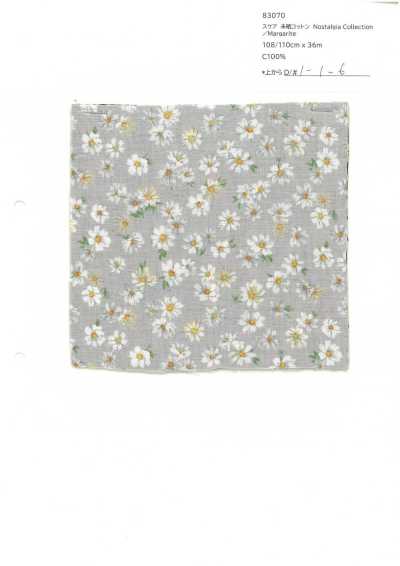 83070 SEVENBERRY® Batista de algodón sin blanquear Colección Nostalgia / Margarite