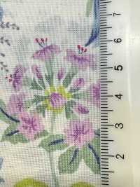 850574 Algodón Sin Blanquear SEVENBERRY® Lawn SOLEIL BLUE / Bell Garden[Fabrica Textil] VANCET Subfoto