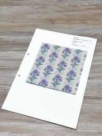 850573 SEVENBERRY® Lawn Algodón Sin Blanquear Soleil Azul / Flor Silvestre[Fabrica Textil] VANCET Subfoto