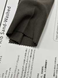 PGS-007 Costilla Circular Desnuda Lavada Con Arena[Fabrica Textil] YAGI Subfoto