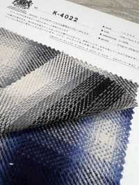 K-4022 Triple Yarn Twill Fuzzy On Play Check[Fabrica Textil] Textiles Kuwamura Subfoto