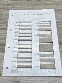 HR-1020 Mezcla De Lino Tejido Por Urdimbre Grano Piedra S[Cordón De Cinta De Cinta] Sin Nombre Subfoto