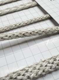 HR-1021 Mezcla De Lino Tejido Por Urdimbre Grano Piedra M[Cordón De Cinta De Cinta] Sin Nombre Subfoto