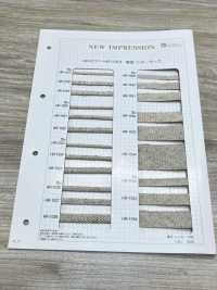HR-1021 Mezcla De Lino Tejido Por Urdimbre Grano Piedra M[Cordón De Cinta De Cinta] Sin Nombre Subfoto