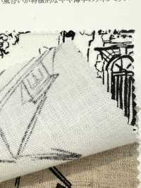 28117 Lino Loomstate Con Estampado De Paisaje Y Procesamiento Angel Soft[Fabrica Textil] SUNWELL Subfoto