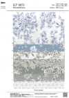 KP9073 Batista con estampado floral dibujado a mano (rollo)