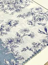 KP9073-DR Impresión Floral Manuscrita De Césped (Doblada Por La Mitad)[Fabrica Textil] COSMO TEXTILE Subfoto