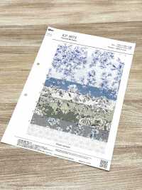 KP9073-DR Impresión Floral Manuscrita De Césped (Doblada Por La Mitad)[Fabrica Textil] COSMO TEXTILE Subfoto