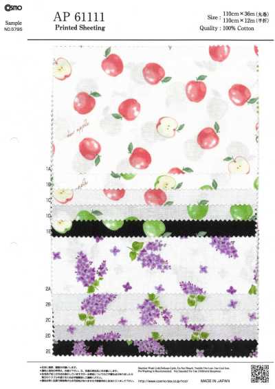 AP61111 MRS. Tela cruda lila (rollo)