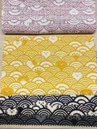 AP41903 FUKUFUKU Gato Dobby (Redondo)[Fabrica Textil] COSMO TEXTILE Subfoto