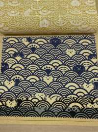 AP41903 FUKUFUKU Gato Dobby (Redondo)[Fabrica Textil] COSMO TEXTILE Subfoto