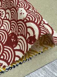 AP41903-DR FUKUFUKU Cat Dobby (Plegado A La Mitad)[Fabrica Textil] COSMO TEXTILE Subfoto